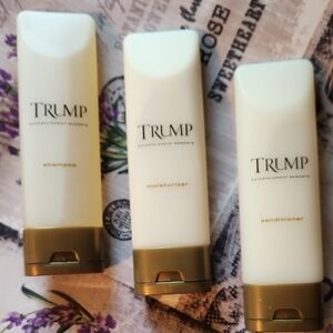 Trump Shampoo, Moisturizer, and Conditioner Set, New, 2.0 Fl Oz